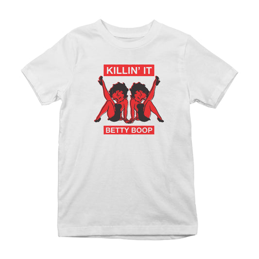 Betty Boop Pin-Up Killin' It Kids T-Shirt