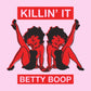Betty Boop Pin-Up Killin' It Men's Sweatshirt