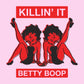 Betty Boop Pin-Up Killin' It Women's Sweatshirt