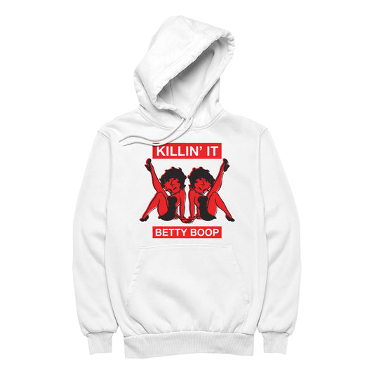Betty Boop Pin-Up Killin' It Men's Hooded Sweatshirt