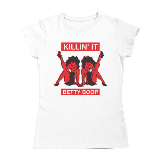 Betty Boop Pin-Up Killin' It Women's T-Shirt