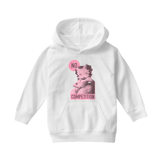 Betty Boop Pin-Up No Competition Kids Hooded Sweatshirt