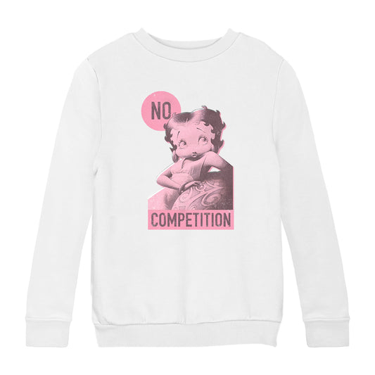 Betty Boop Pin-Up No Competition Kids Sweatshirt