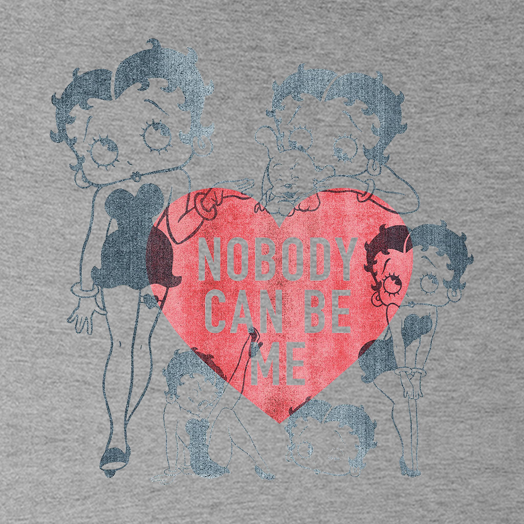Betty Boop Heart Nobody Can Be Me Men's Sweatshirt