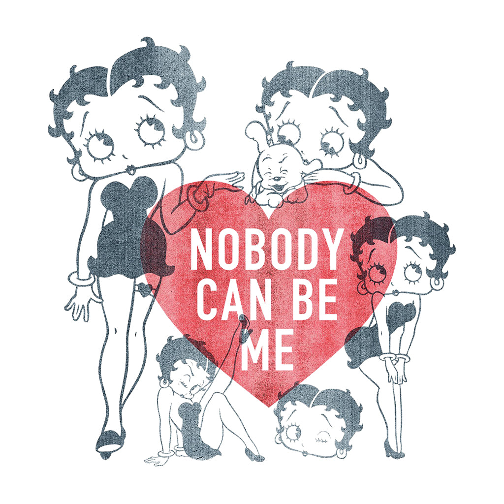 Betty Boop Heart Nobody Can Be Me Men's Sweatshirt