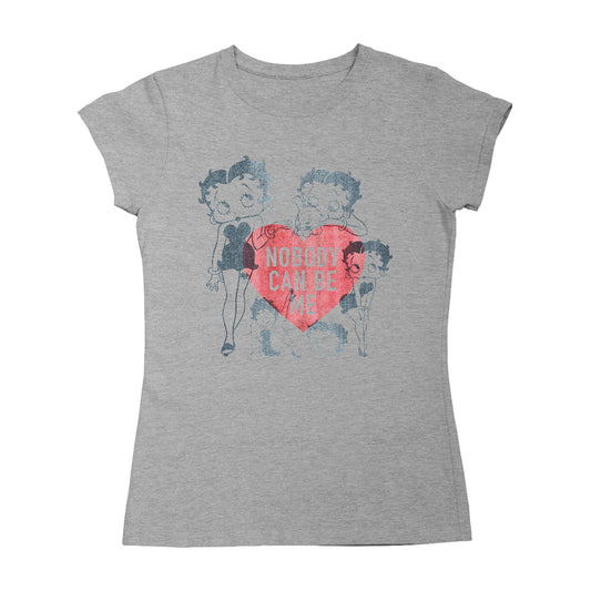 Betty Boop Heart Nobody Can Be Me Women's T-Shirt