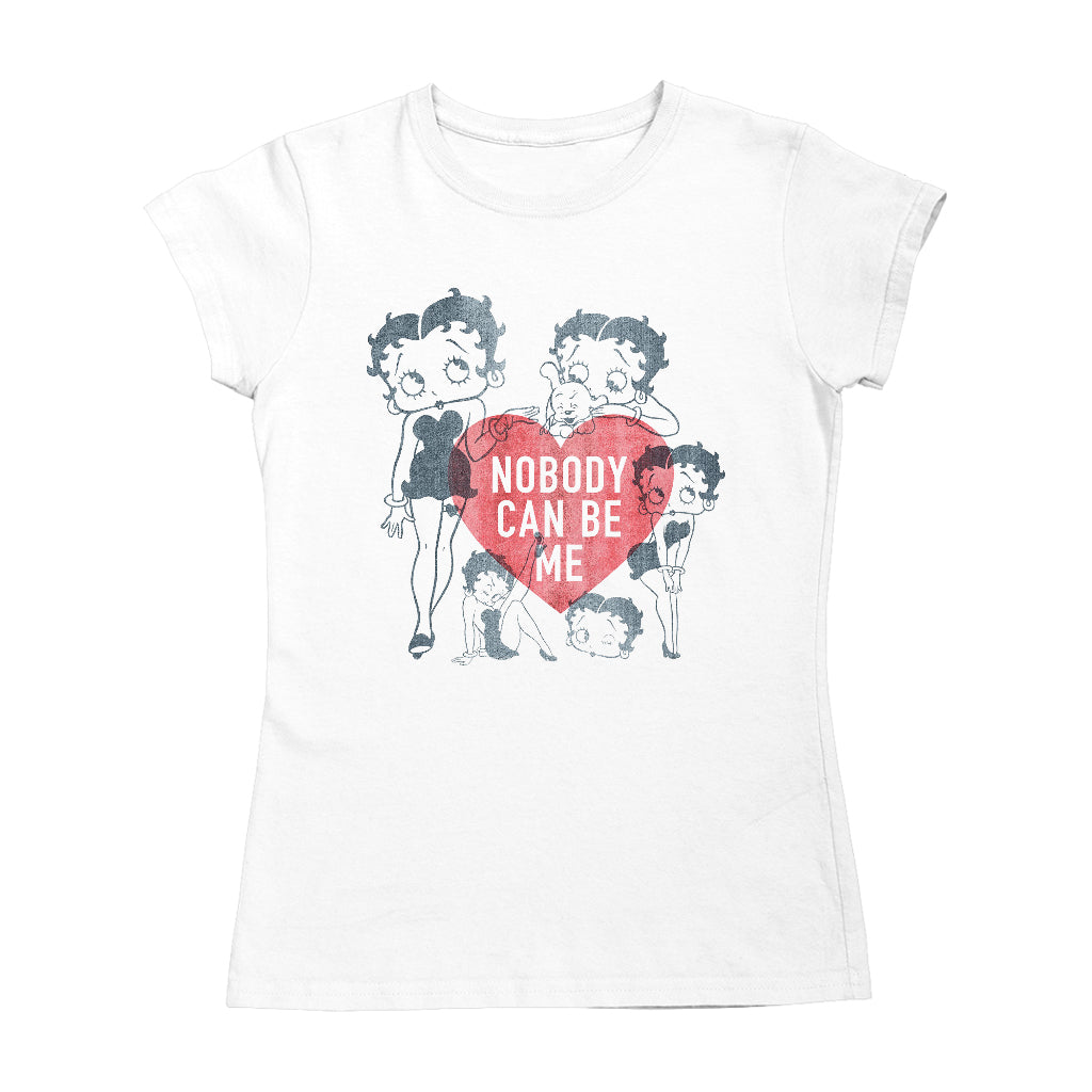 Betty Boop Heart Nobody Can Be Me Women's T-Shirt