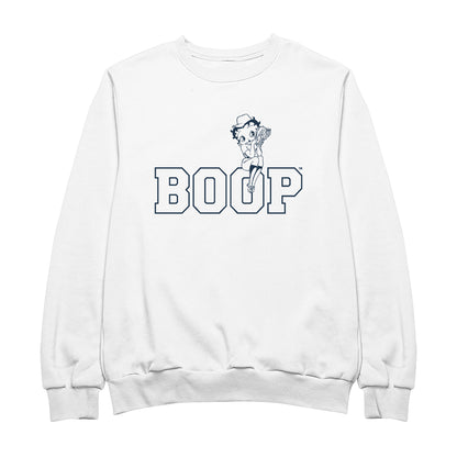 Betty Boop Baseball Catcher's Mitt Women's Sweatshirt