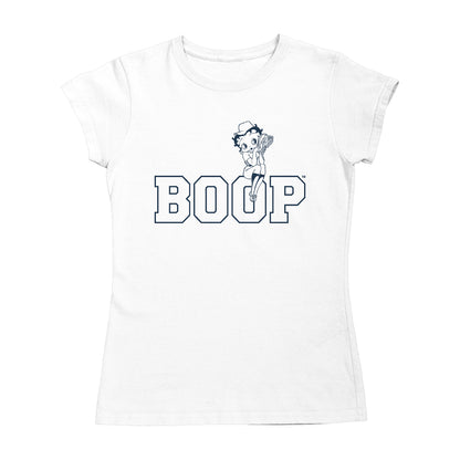 Betty Boop Baseball Catcher's Mitt Women's T-Shirt