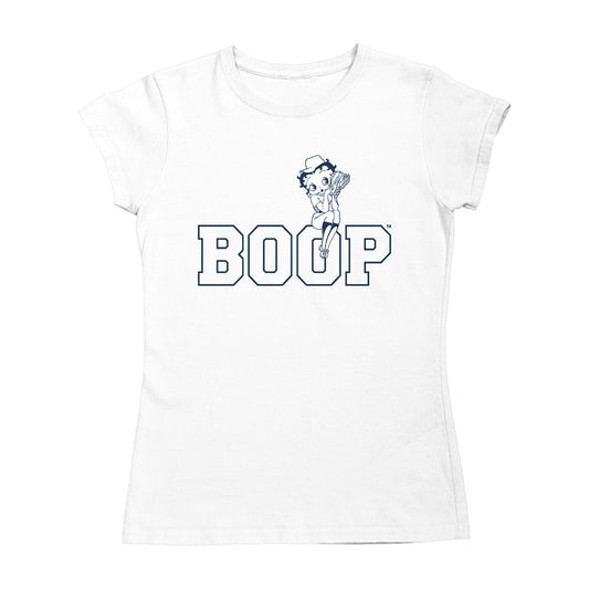 Betty Boop Baseball Catcher's Mitt Women's T-Shirt