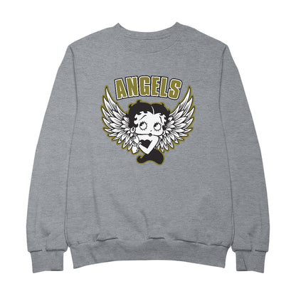 Betty Boop Angels Wings Men's Sweatshirt