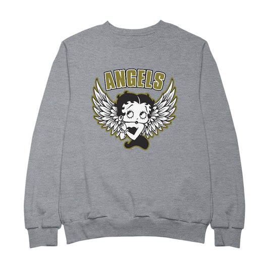Betty Boop Angels Wings Men's Sweatshirt