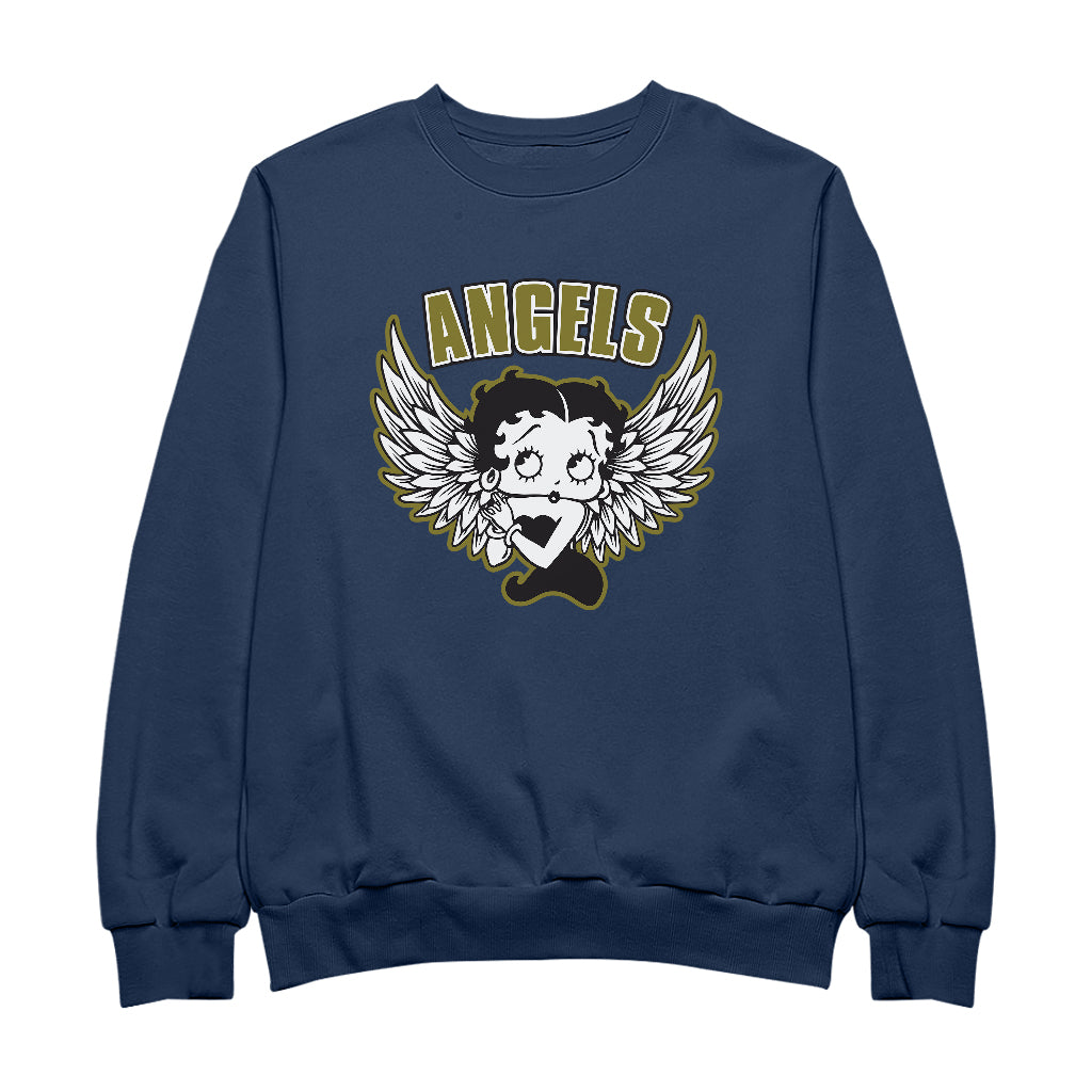 Betty Boop Angels Wings Men's Sweatshirt