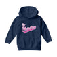 Betty Boop Baseball College Sports Kids Hooded Sweatshirt