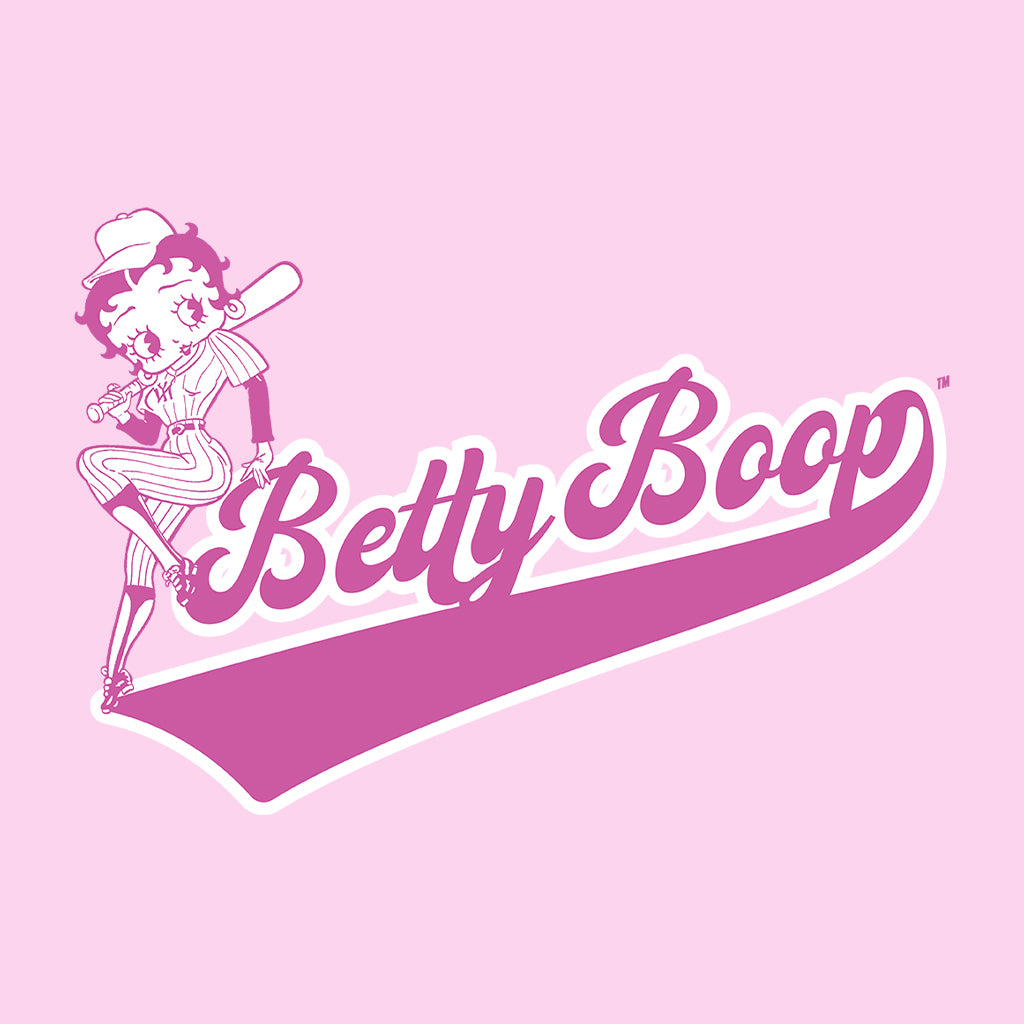 Betty Boop Baseball College Sports Women's Hooded Sweatshirt