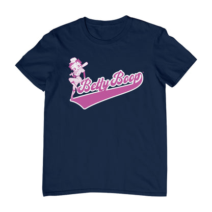 Betty Boop Baseball College Sports Men's T-Shirt