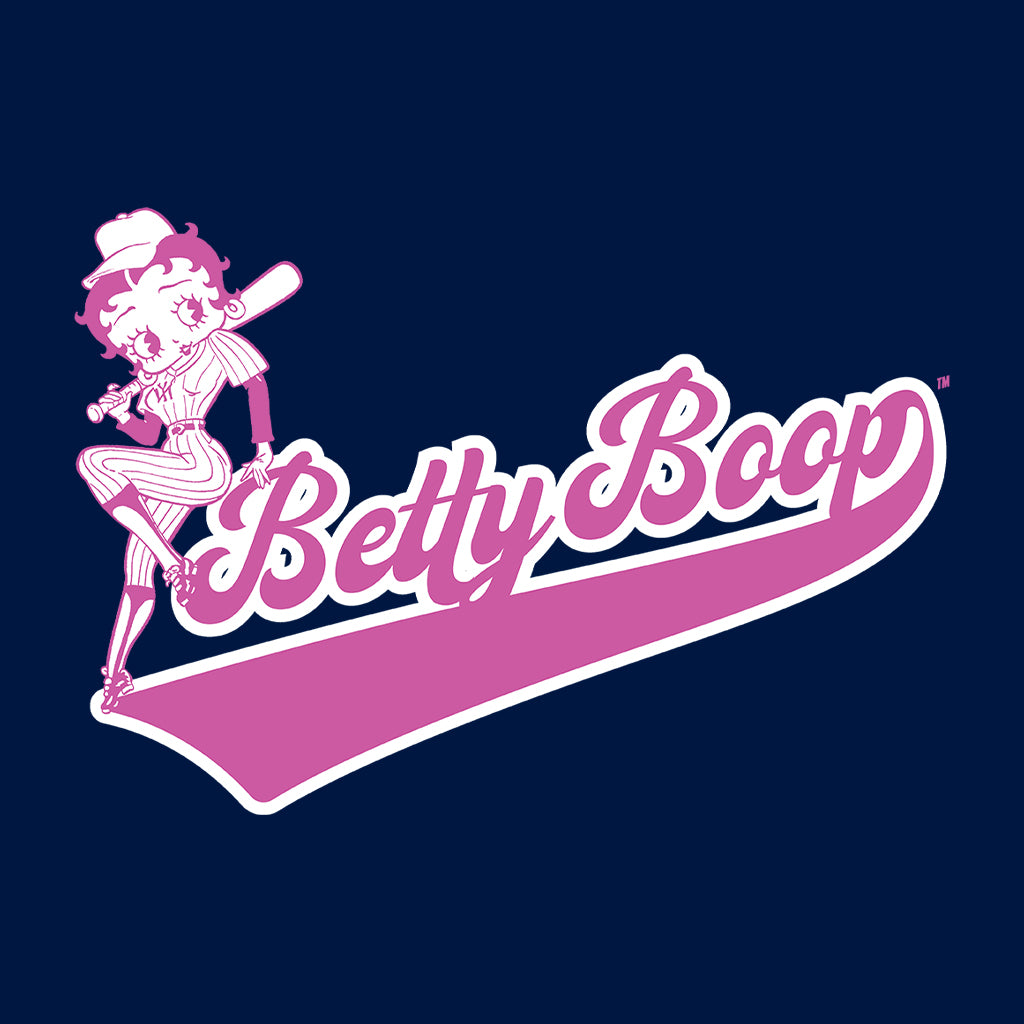 Betty Boop Baseball College Sports Women's Hooded Sweatshirt