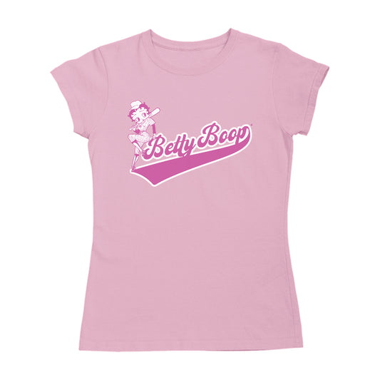 Betty Boop Baseball College Sports Women's T-Shirt