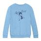 Betty Boop Pin-Up Classic Leg Kick Pose Kids Sweatshirt