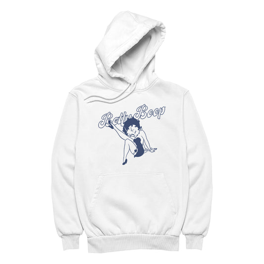 Betty Boop Pin-Up Classic Leg Kick Pose Men's Hooded Sweatshirt