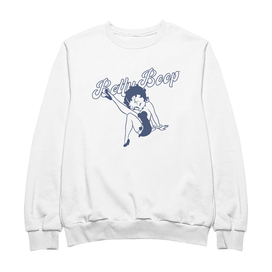 Betty Boop Pin-Up Classic Leg Kick Pose Men's Sweatshirt