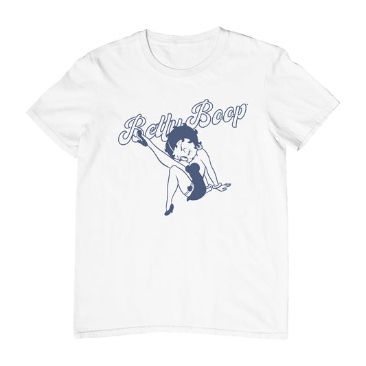 Betty Boop Pin-Up Classic Leg Kick Pose Men's T-Shirt
