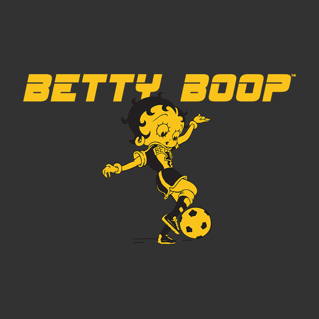 Betty Boop Football Soccer Ball Kick Men's T-Shirt