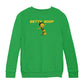 Betty Boop Football Soccer Ball Kick Kids Sweatshirt