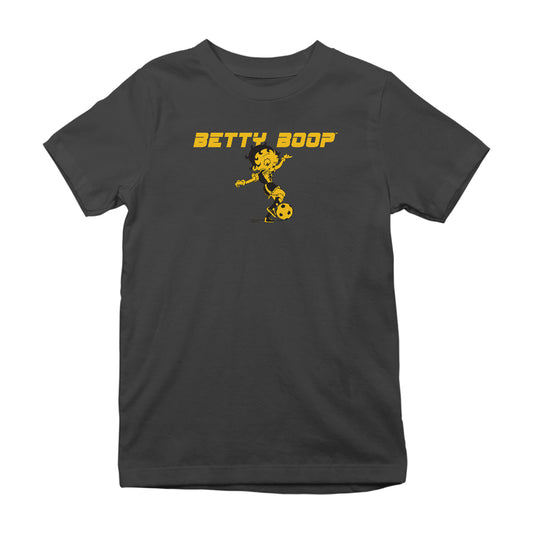 Betty Boop Football Soccer Ball Kick Kids T-Shirt