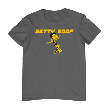Betty Boop Football Soccer Ball Kick Men's T-Shirt