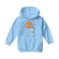 Betty Boop Basketball College Sports Logo Kids Hooded Sweatshirt