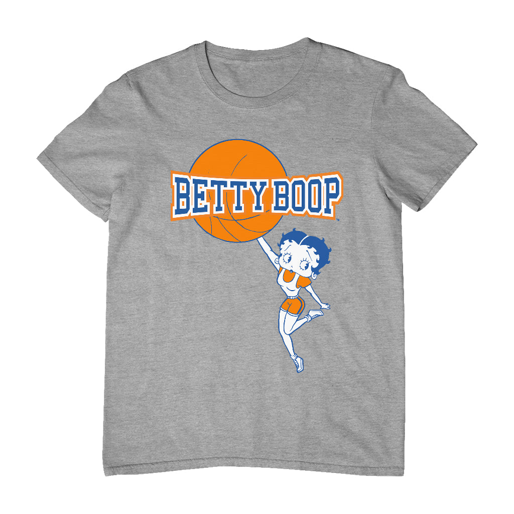 Betty Boop Basketball College Sports Logo Men's T-Shirt