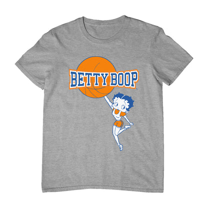 Betty Boop Basketball College Sports Logo Men's T-Shirt