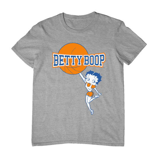 Betty Boop Basketball College Sports Logo Men's T-Shirt