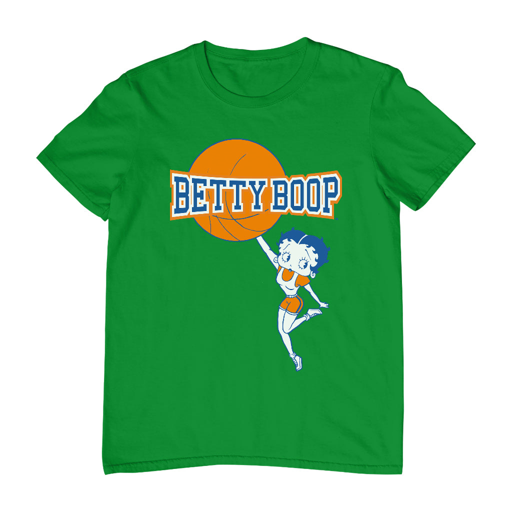 Betty Boop Basketball College Sports Logo Men's T-Shirt