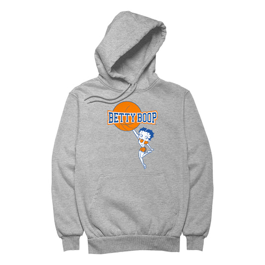 Betty Boop Basketball College Sports Logo Women's Hooded Sweatshirt