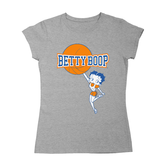Betty Boop Basketball College Sports Logo Women's T-Shirt