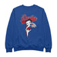 Betty Boop Devils College Sports Text Men's Sweatshirt