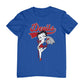 Betty Boop Devils College Sports Text Men's T-Shirt