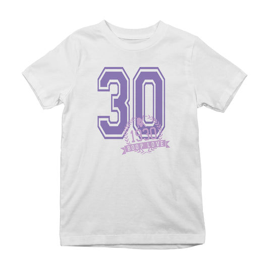 Betty Boop 1930 Boop Love College Sports Text Kids T-Shirt
