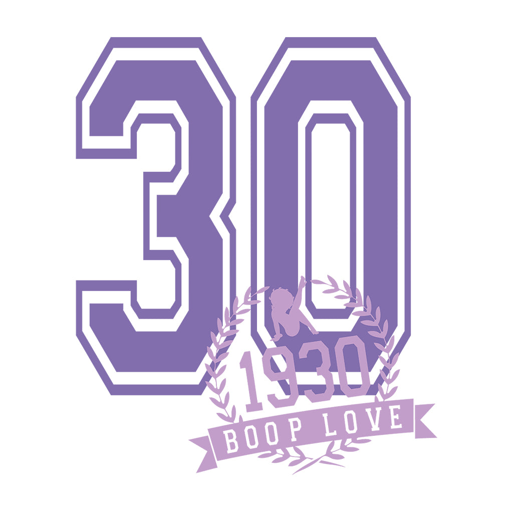 Betty Boop 1930 Boop Love College Sports Text Kids T-Shirt
