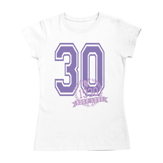 Betty Boop 1930 Boop Love College Sports Text Women's T-Shirt