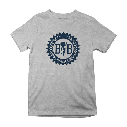 Betty Boop Silhouette BB Laurel Wreath Kids T-Shirt