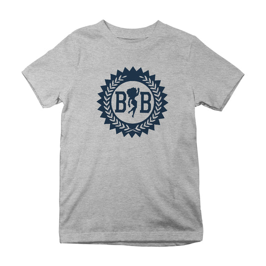 Betty Boop Silhouette BB Laurel Wreath Kids T-Shirt