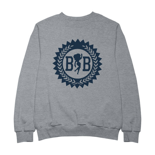 Betty Boop Silhouette BB Laurel Wreath Men's Sweatshirt