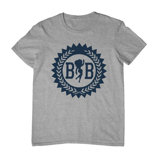 Betty Boop Silhouette BB Laurel Wreath Men's T-Shirt