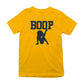 Betty Boop Leg Kick Silhouette College Sports Text Kids T-Shirt