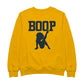 Betty Boop Leg Kick Silhouette College Sports Text Men's Sweatshirt