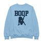 Betty Boop Leg Kick Silhouette College Sports Text Men's Sweatshirt