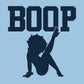 Betty Boop Leg Kick Silhouette College Sports Text Kids T-Shirt